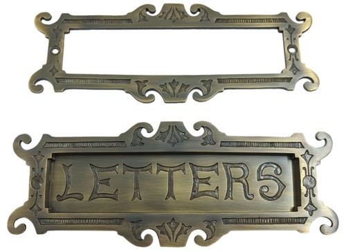 "Large Letters" Brass Letter Plate  